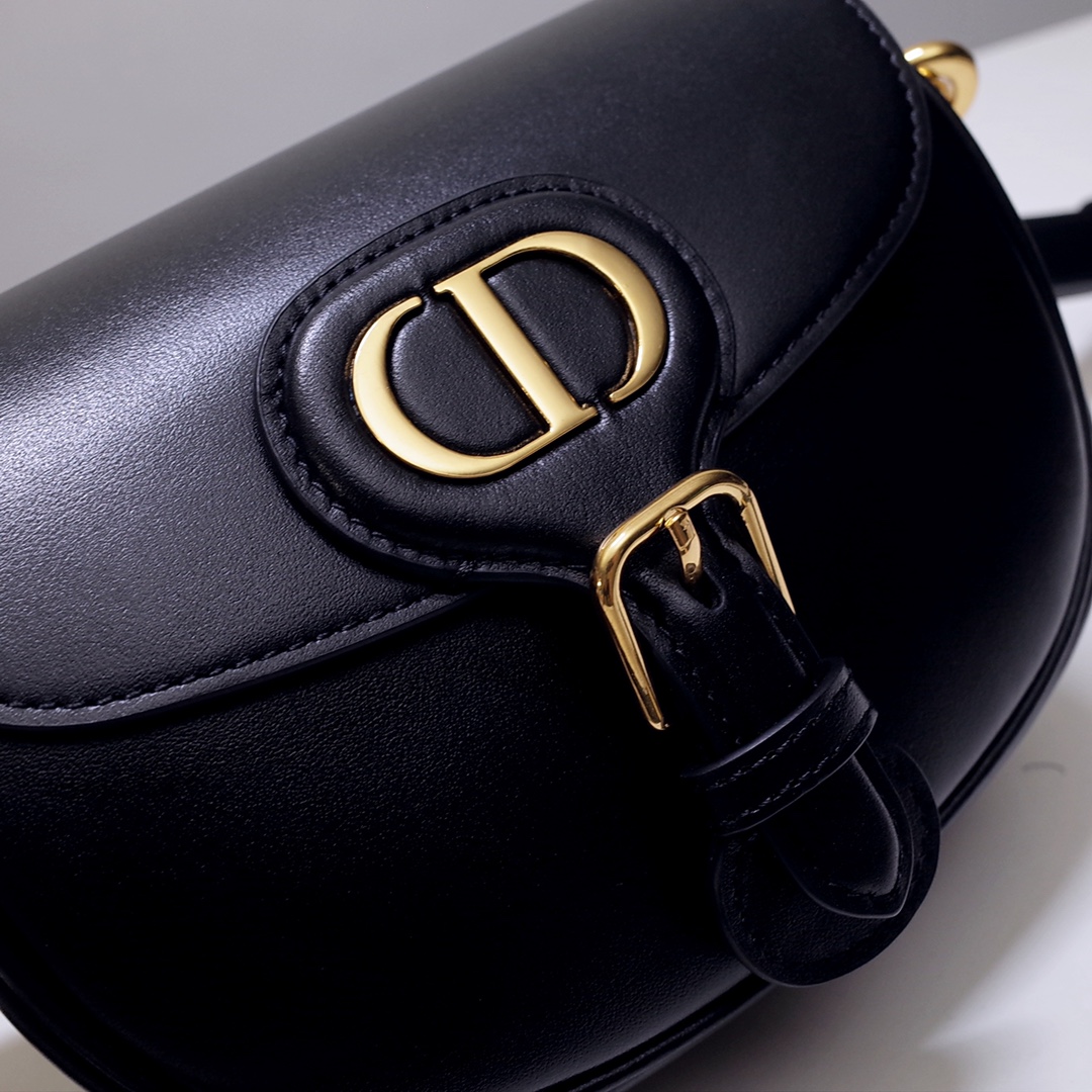 Mini Dior Bobby Bag Black Box Calfskin